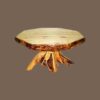 Grizzly Aspen Octagon Table With Stump Base