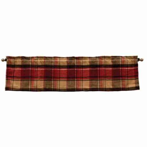Gunnison valance by wooded river
