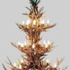 Aspen Mule Deer Antler Chandelier, Extra Large - 3 Tiers, 24 Lights