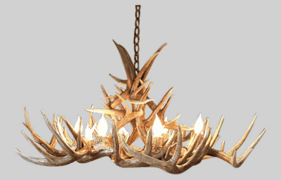 Hidalgo whitetail deer antler chandelier 24 antler 12 light 59 1