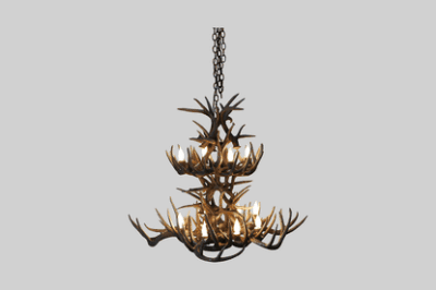 Hidalgo whitetail deer antler chandelier 34 antler 16 light 63