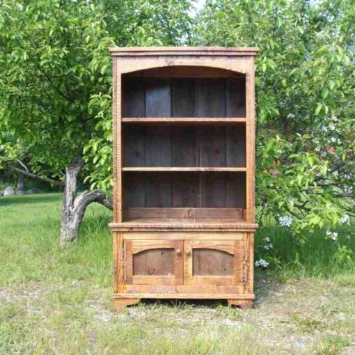 Homestead barnwood bookcase - 2 piece