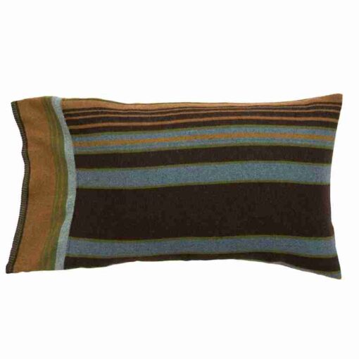 Hudson ii sham by wooded river