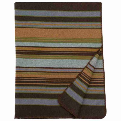 Hudson ii throw blanket by wooded river