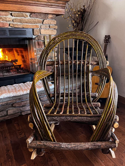 Willow rocking chair - twig rocking chair - image 2