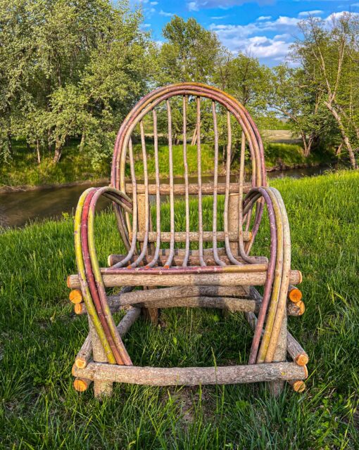 Twig garden chair