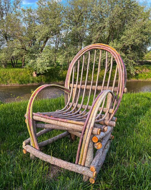 Twig garden chair
