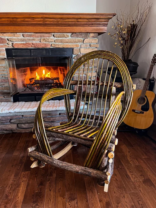 Twig rocking chair