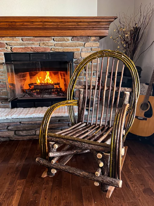 Twig rocking chair