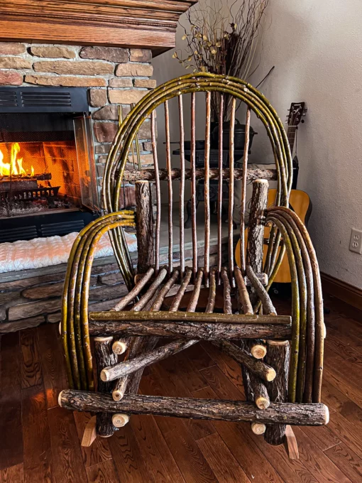 Twig rocking chair