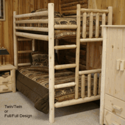 Lakeland Mills Frontier Cedar Bunk Bed-Full/Full