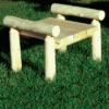 Lakeland Mills Outdoor Cedar Ottoman