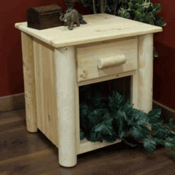 Lakeland Mills Log Furniture - Frontier 1 Drawer Nightstand