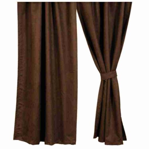 Lakeshore ii rod pocket drape set by wooded river - image 2