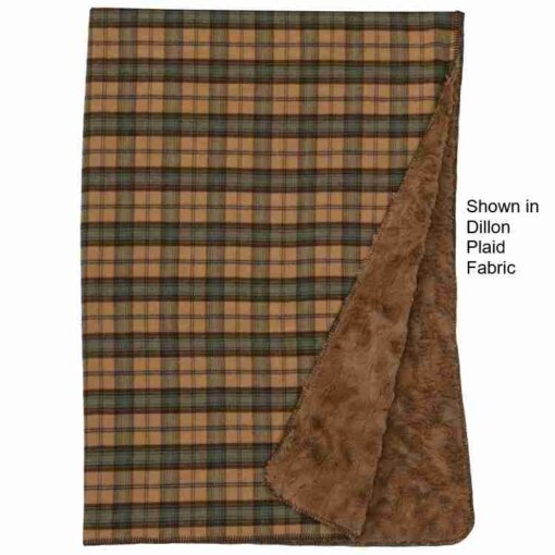 Lakeshore ii throw blanket by wooded river - image 2