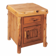 Log Nightstands