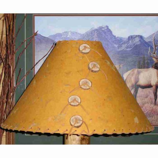 Mango mustard lamp shade