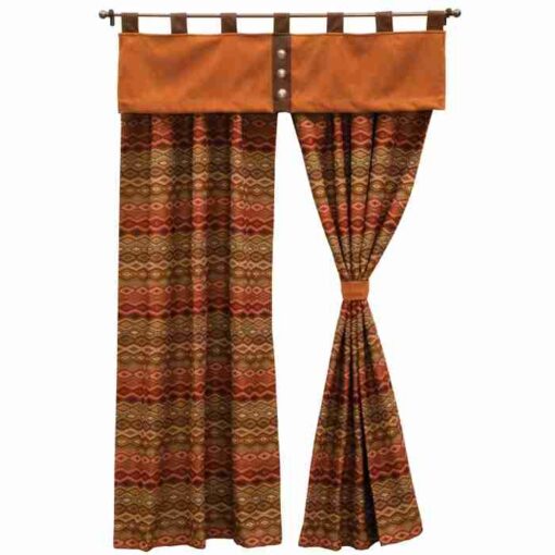 Marquise iv rod pocket drape set by wooded river