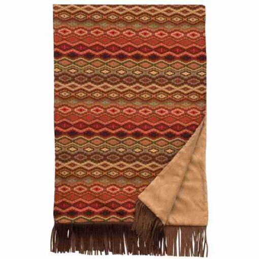 Marquise iv throw blanket by wooded river