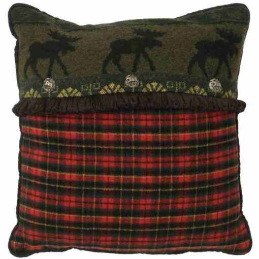 Mcwoods i pillow (18"x18") by wooded river
