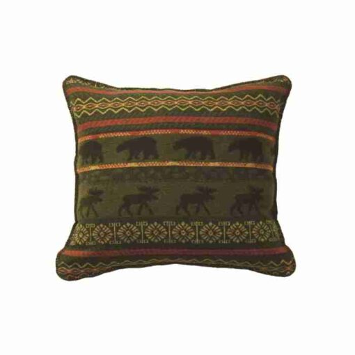 Mcwoods i pillow (20"x20") by wooded river