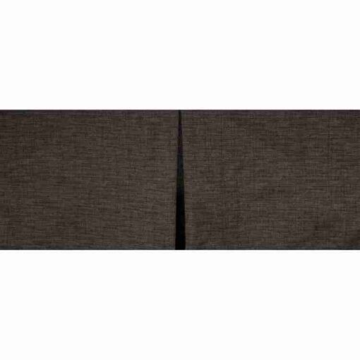 Metro bed skirt by wooded river