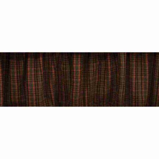 Moose i bed skirt by wooded river