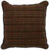 Moose I Plaid Pillow (20"x20") By Wooded River