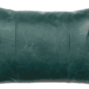 Mountain Sierra II Peacock Leather Pillow by Wooded River
