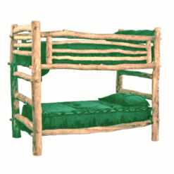 Mountain Woods Log Furniture- Aspen Log Bunk Bed - Twin/Twin & Full/Full