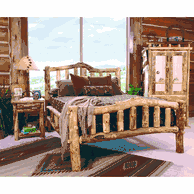 Mountain woods aspen log furniture