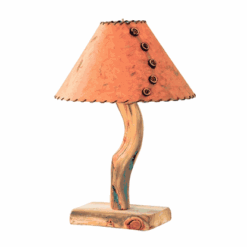 Mountain woods log furniture aspen log table lamp 2