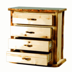 Mountain woods log furniture aspen snowload ii bedroom set 38