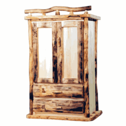Mountain woods log furniture aspen snowload ii bedroom set 44 1