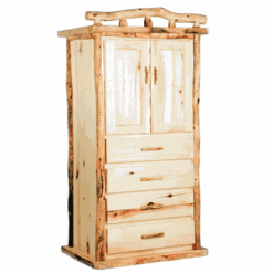Mountain woods log furniture aspen snowload ii bedroom set 47