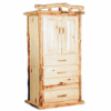 Mountain Woods Log Furniture- Aspen 3- or 4-Drawer Log Armoire