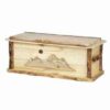 Mountain Woods Log Furniture- Aspen Log Chest Cedar Lined