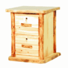 Mountain Woods Log Furniture- Aspen File Cabinet