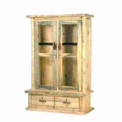 Mountain Woods Log Furniture- Aspen Log 10 Gun Cabinet