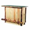 Mountain Woods Log Furniture- Aspen Log Bar - 5'