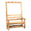 Mountain Woods Log Furniture- Aspen Log Bench Chair