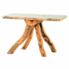 Mountain Woods Log Furniture- Aspen Log Bug Table