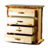 Mountain Woods Log Furniture- Aspen Log Chest - 4 Drawer