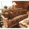 Mountain Woods Rustic Aspen Log Futon - Queen Size