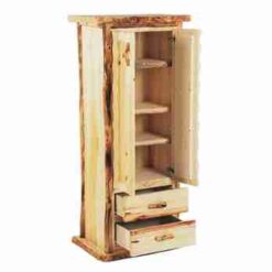 Mountain Woods Log Furniture- Aspen Log Pantry