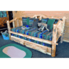 Mountain Woods Aspen Log "Snowload" Day Bed
