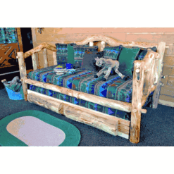 Mountain Woods Aspen Log "Snowload" Day Bed