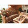 Mountain Woods Rustic Aspen Log Sofa