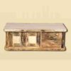 Mountain Woods Log Furniture- Aspen Log Stand For Big Screen Tv