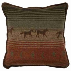 Mustang Canyon II Pillow (20"x20") By Wooded River